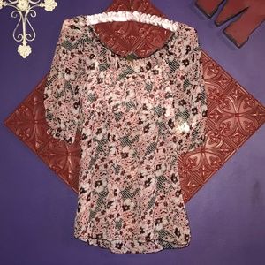 💗💗 Black and Red Sheer Blouse 💗💗